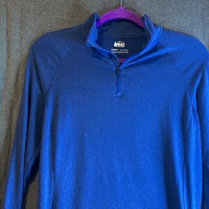 REI Vibrant Blue Half-Zip Top